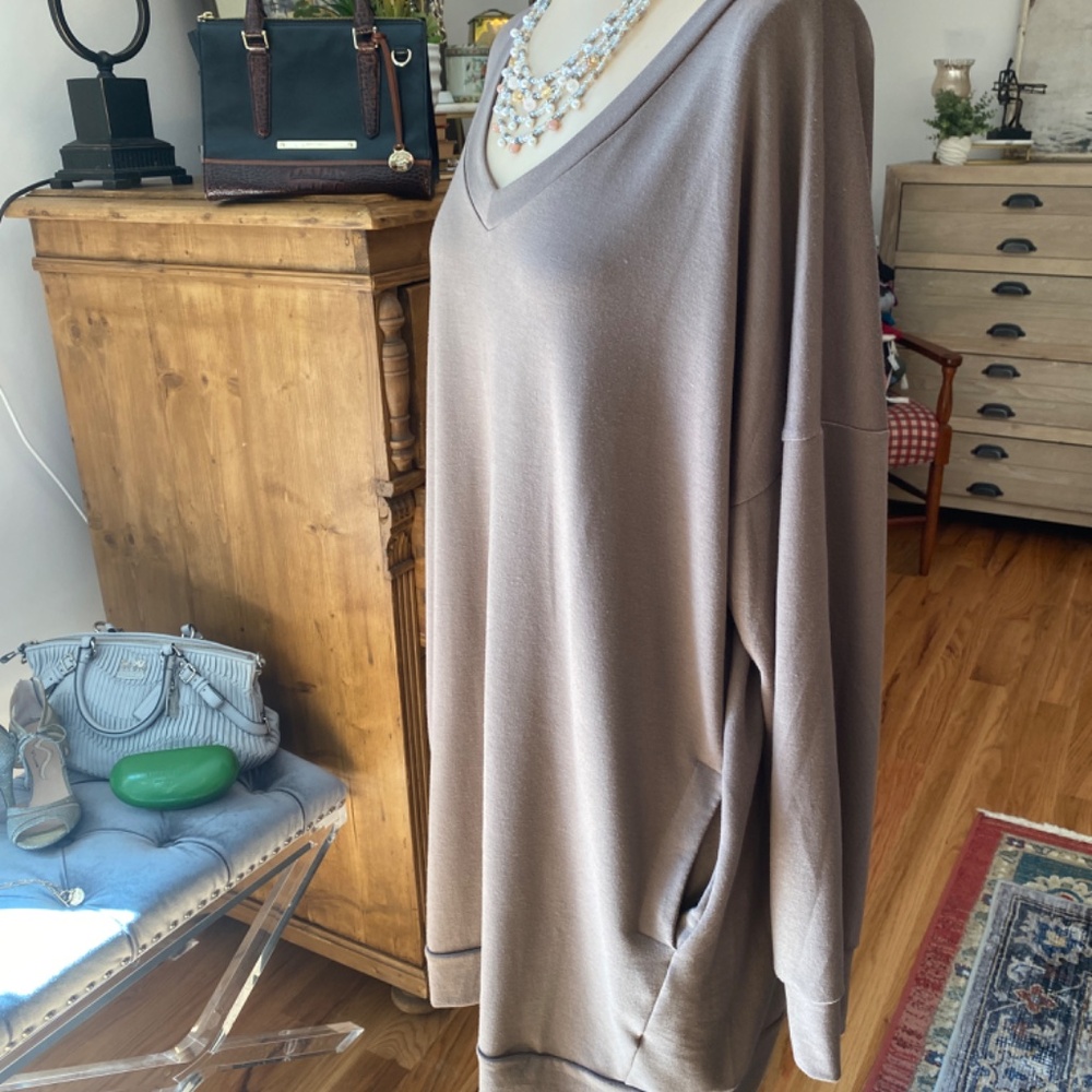 Tan Knit Dress - Size‎ L - Picture 4 of 6